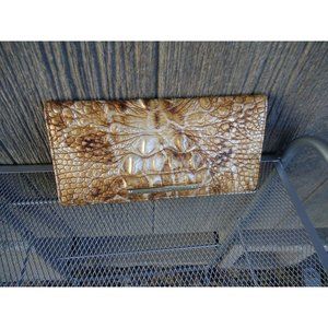 Soldout Brahmin Camel Safari Melbourne ADY Slim Bifold Leather Wallet NW…